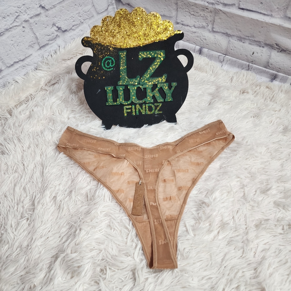 2pcs SKIMS AFTER HOURS THONG & ULTRA FINE MESH THONG/ NWT/3X - Picture 8 of 12